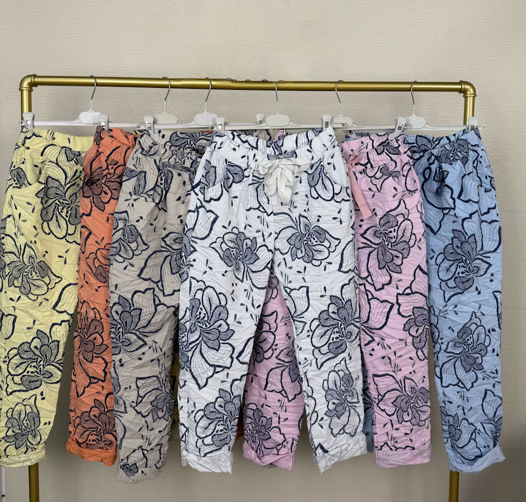 The Embroidered Garden Magic Pant