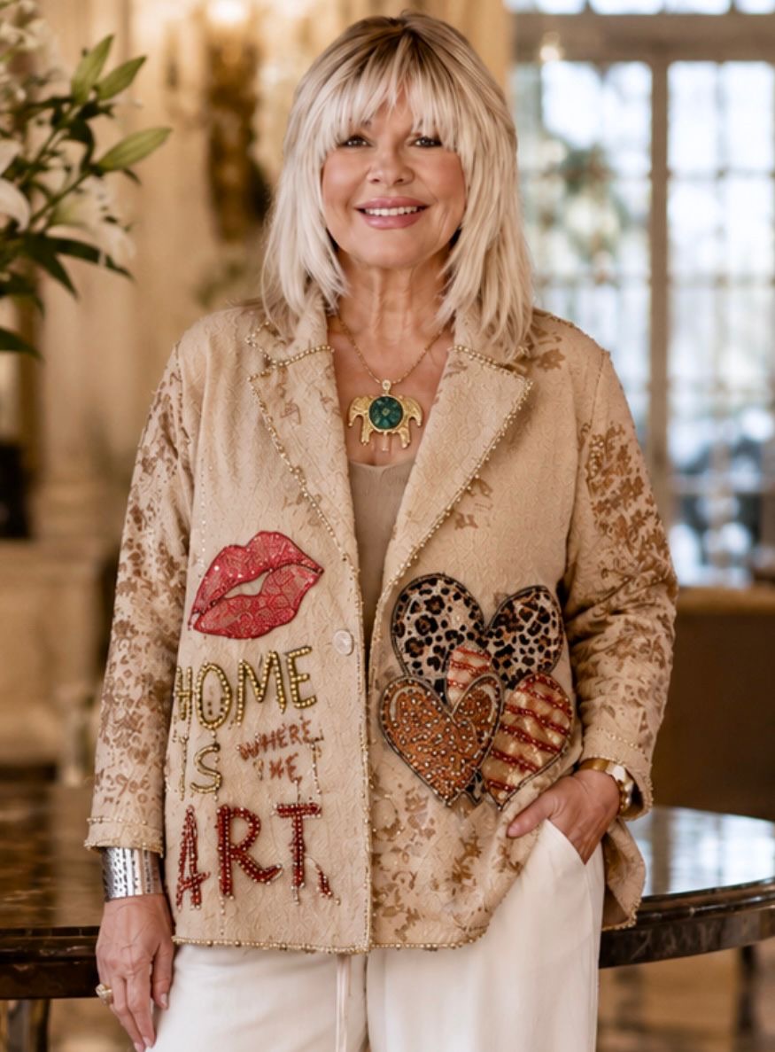 Wild at Heart Embellished Italian Jacket