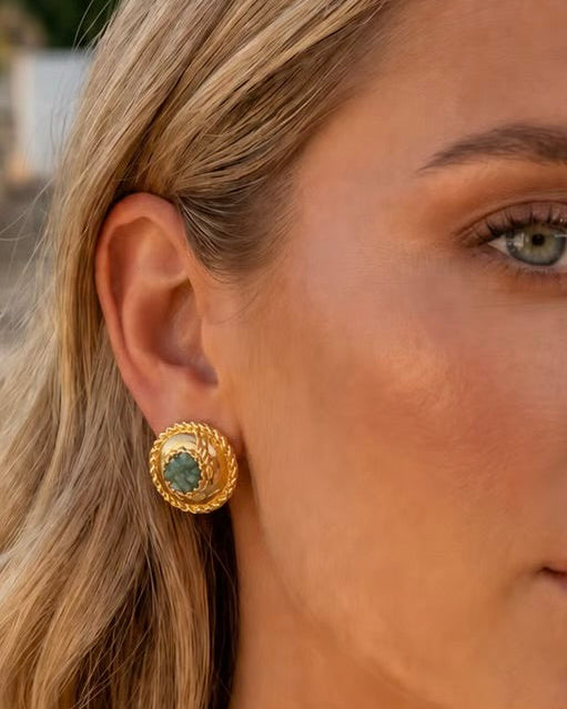 Emerald Tide Earrings PRE-ORDER