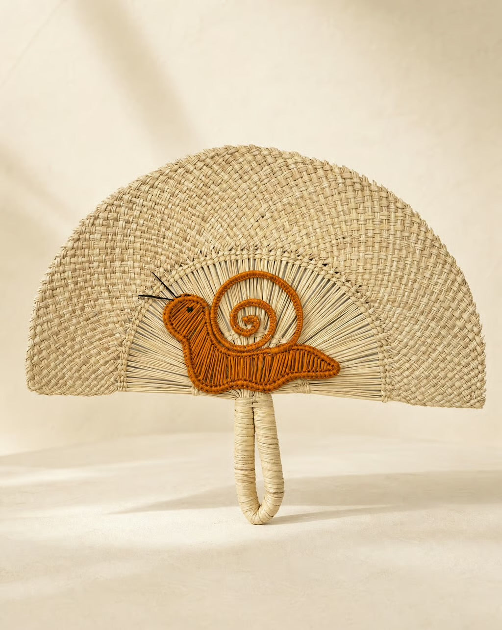 Palm Royale Handwoven Fan