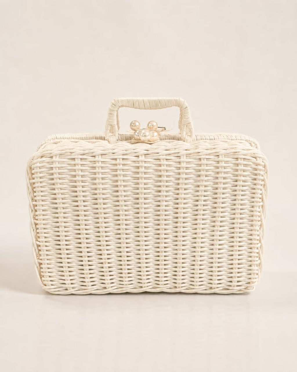 Mediterranean Reef Wicker Vanity Bag