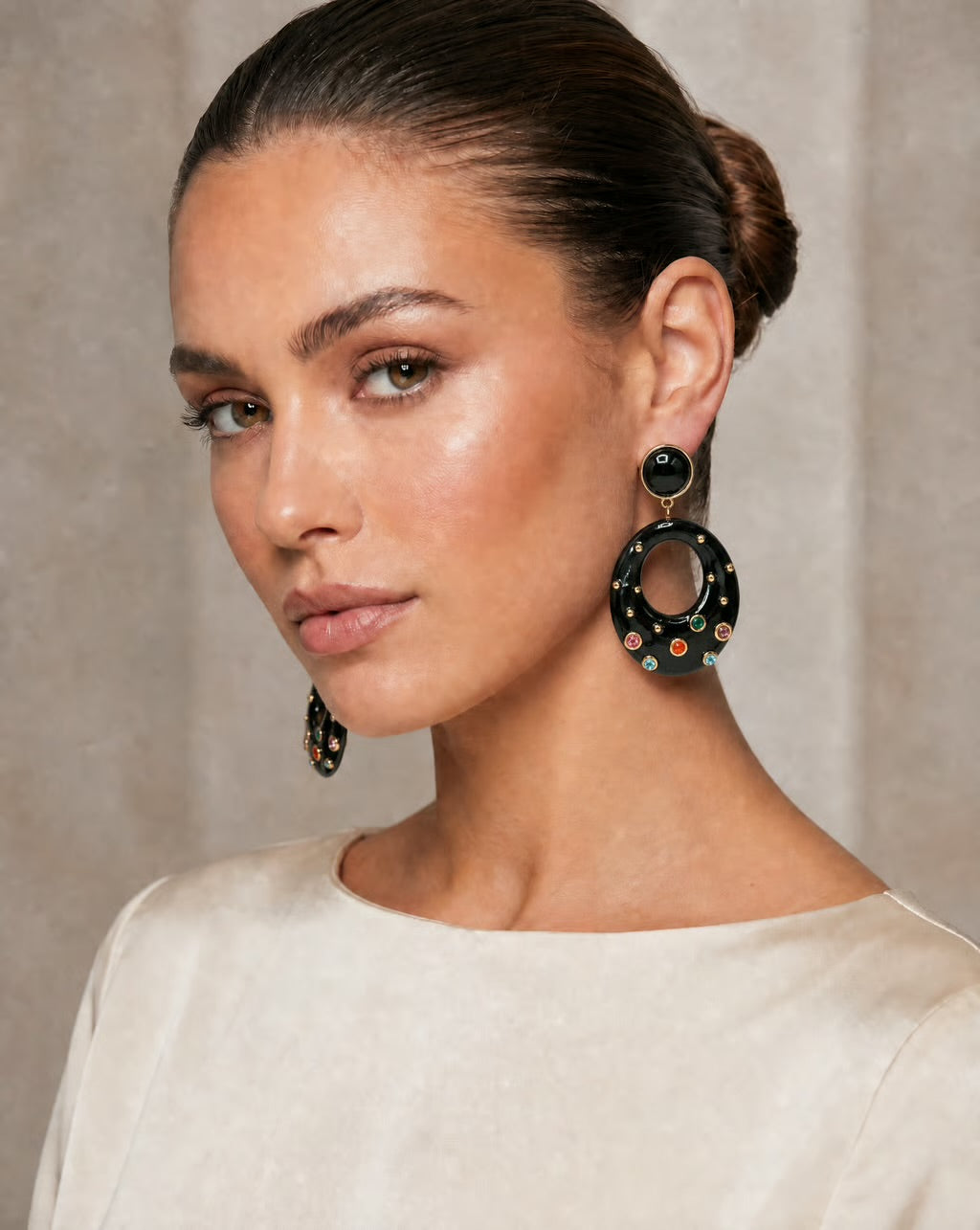 The Celeste French Resin Earrings