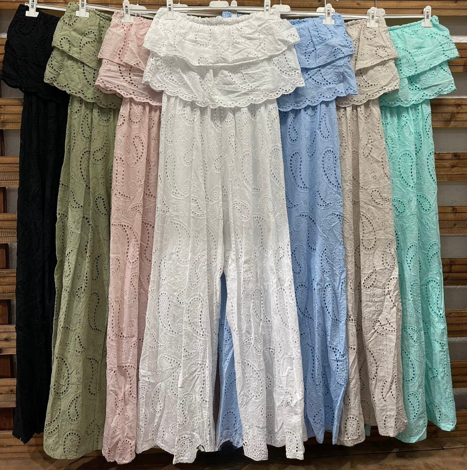 Embroidered Eyelet Palazzo Romper – Feminine, Breezy & Beautifully Boho