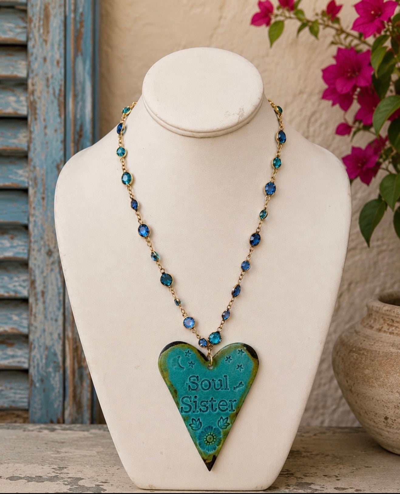 Soul Sister Heart Pendant Necklace
