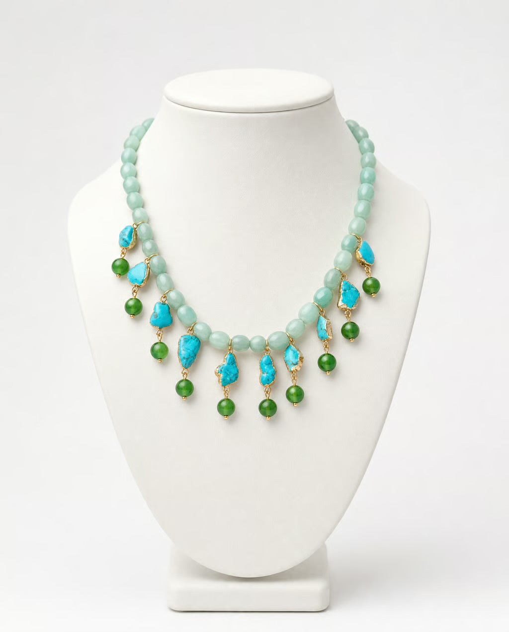 Isla Verde Turquoise Charm Necklace