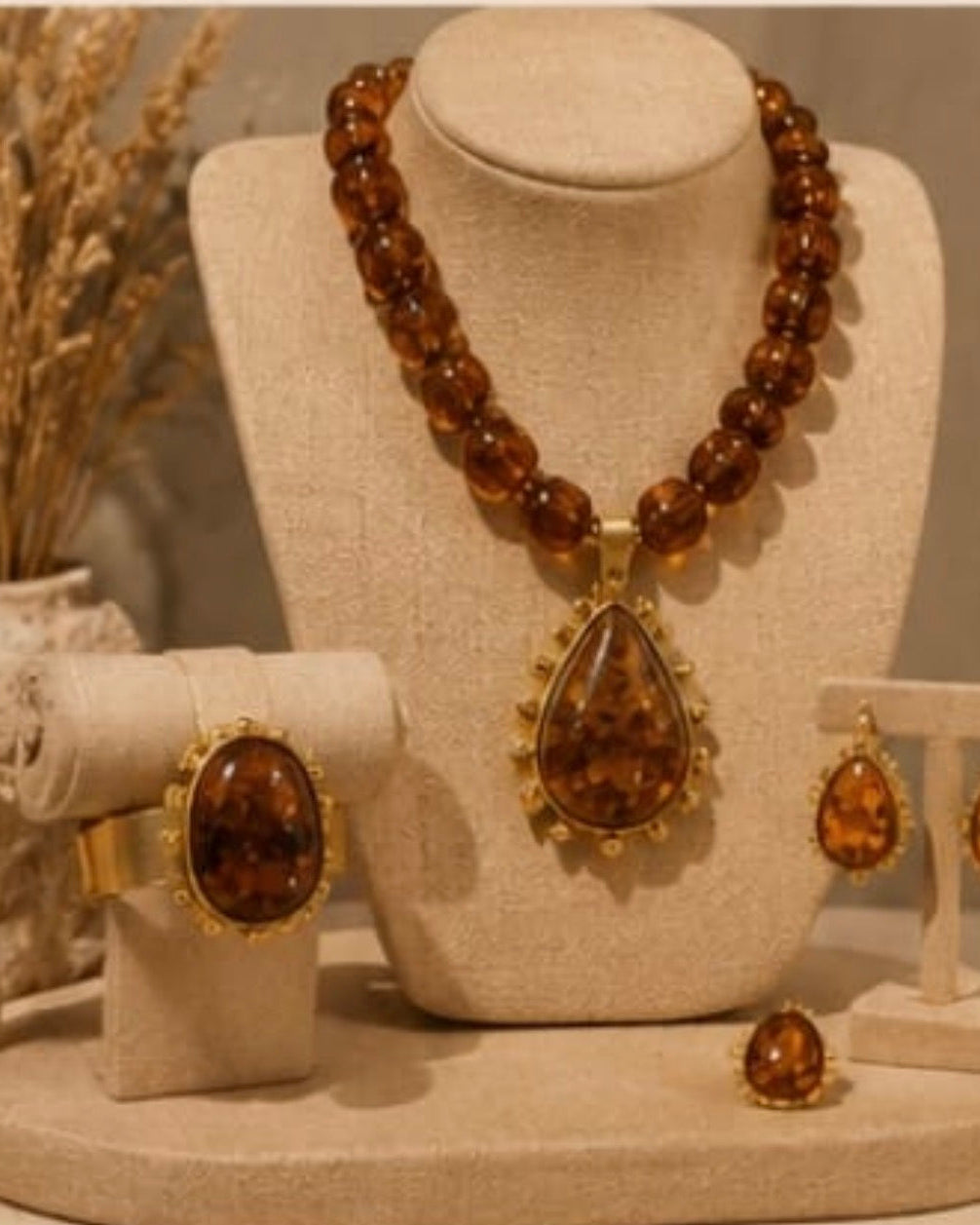 Amber Halo Necklace PRE-ORDER