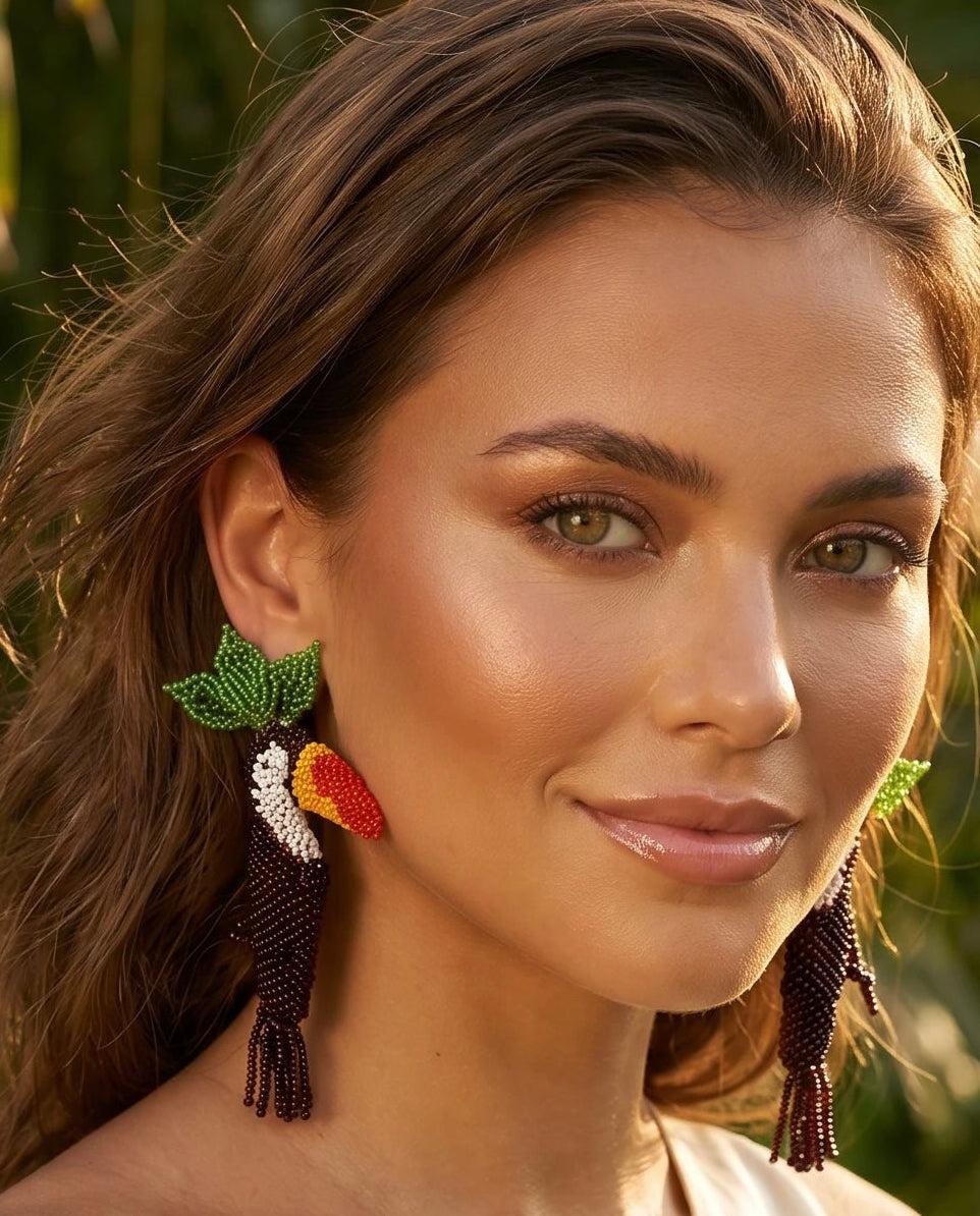 Toucan Canopy Earrings