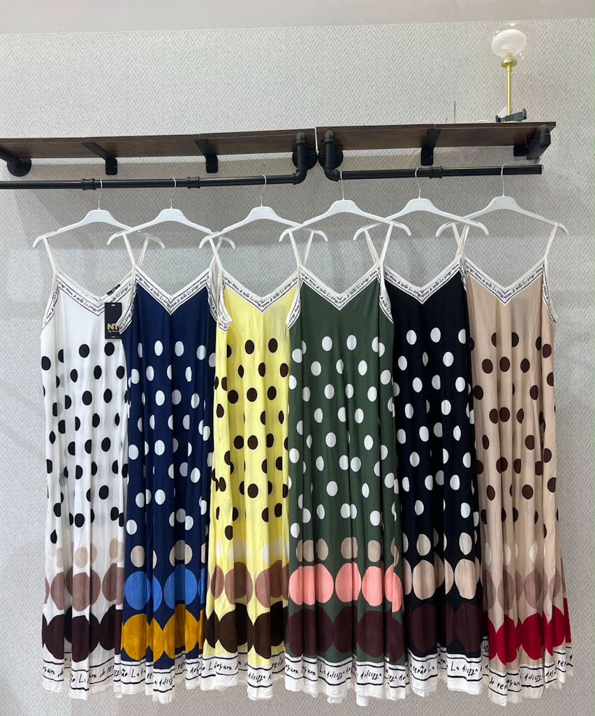 St. Tropez Dot Maxi Dress