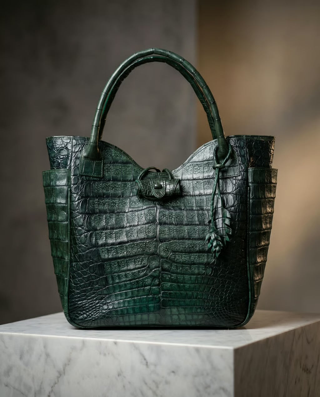 The Verona Crocodile Tote