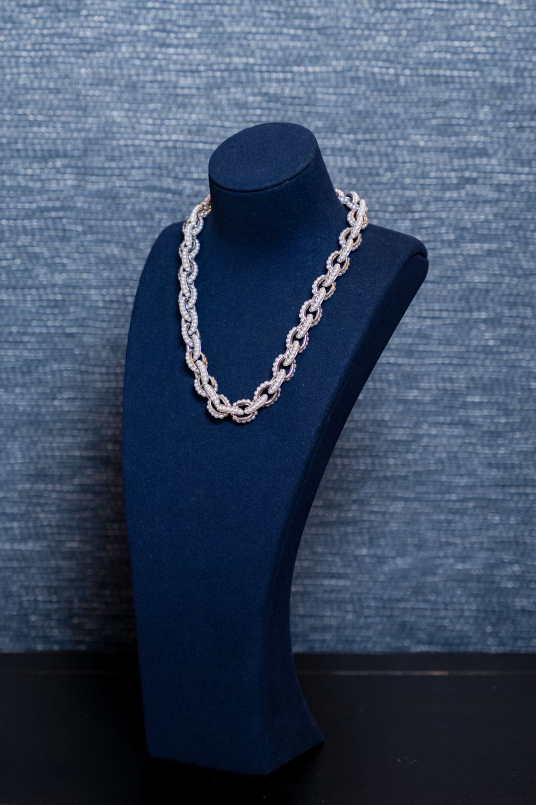 Twisted Pearl Elegance Necklace- Silver or Gold