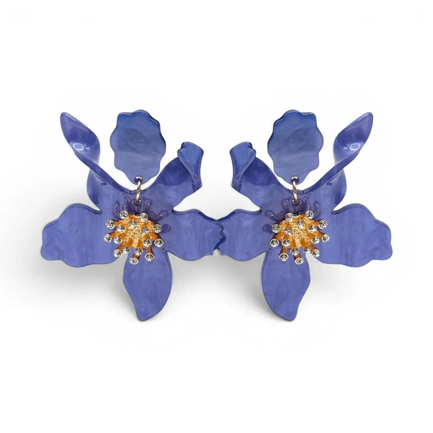 The Jardin French Resin Flower Earrings
