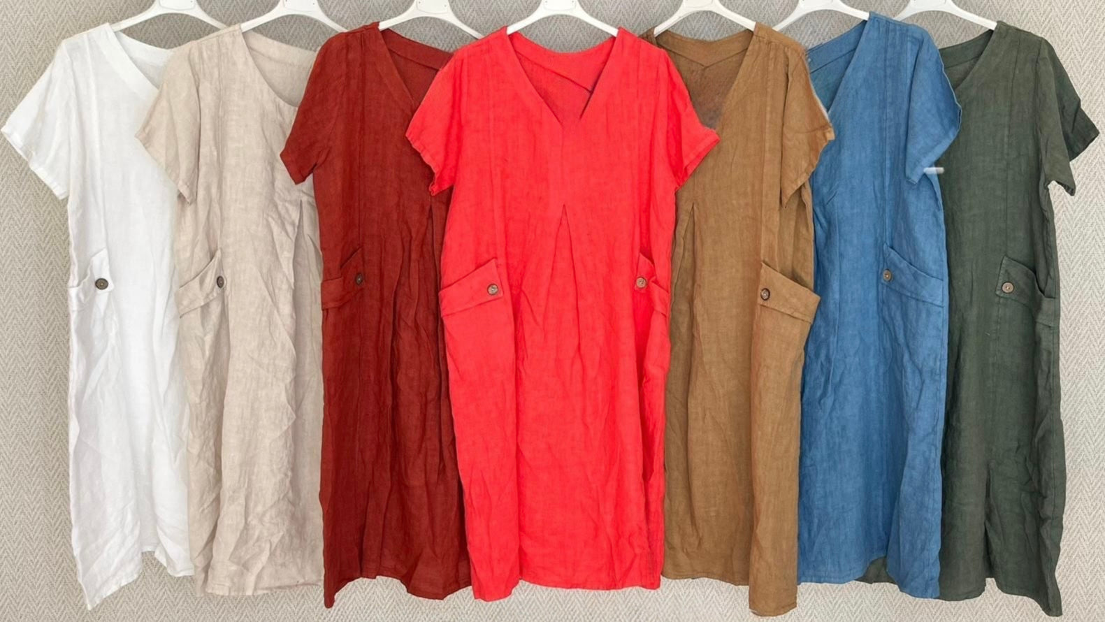 Everyday Linen Pocket Dress