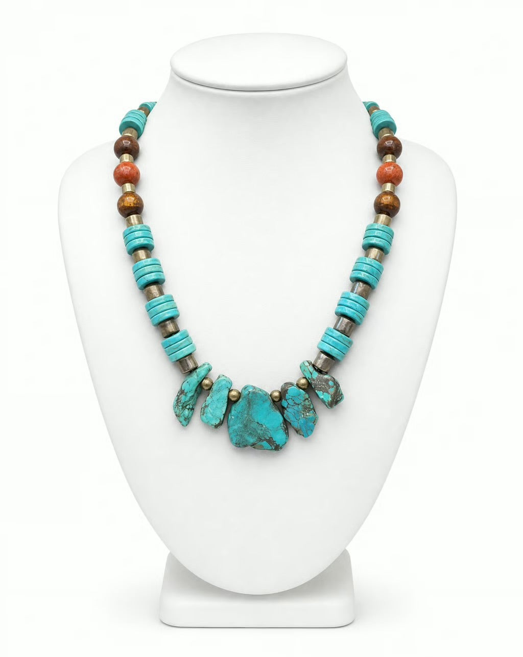 Santa Fe Turquoise Statement Necklace