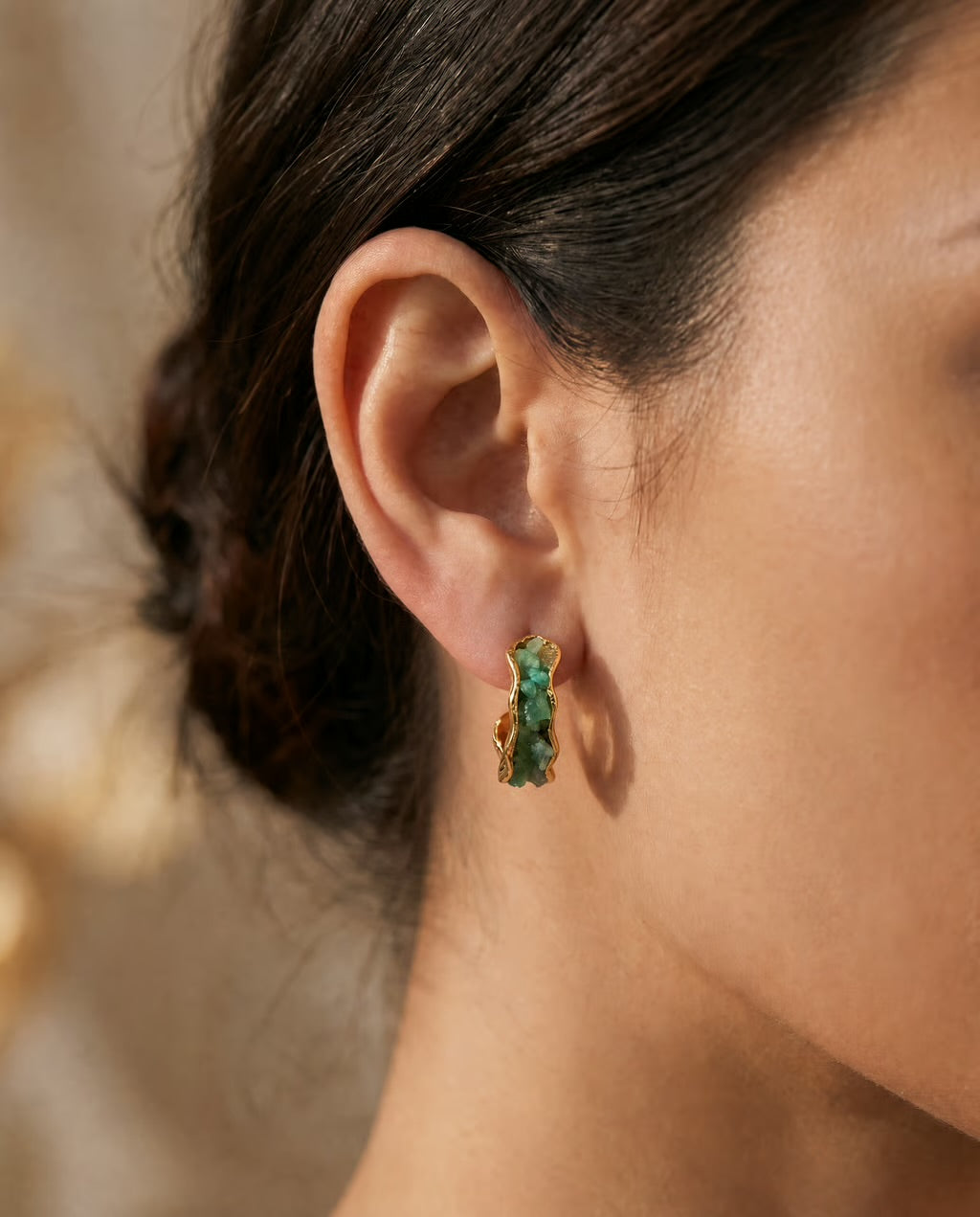 Emerald Cavern Hoops