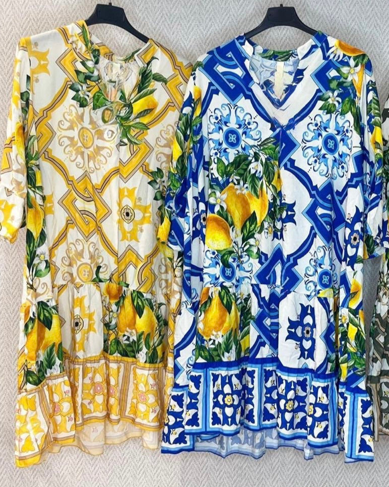 Limoncello Dream Dress – Mediterranean Vibes in Every Step