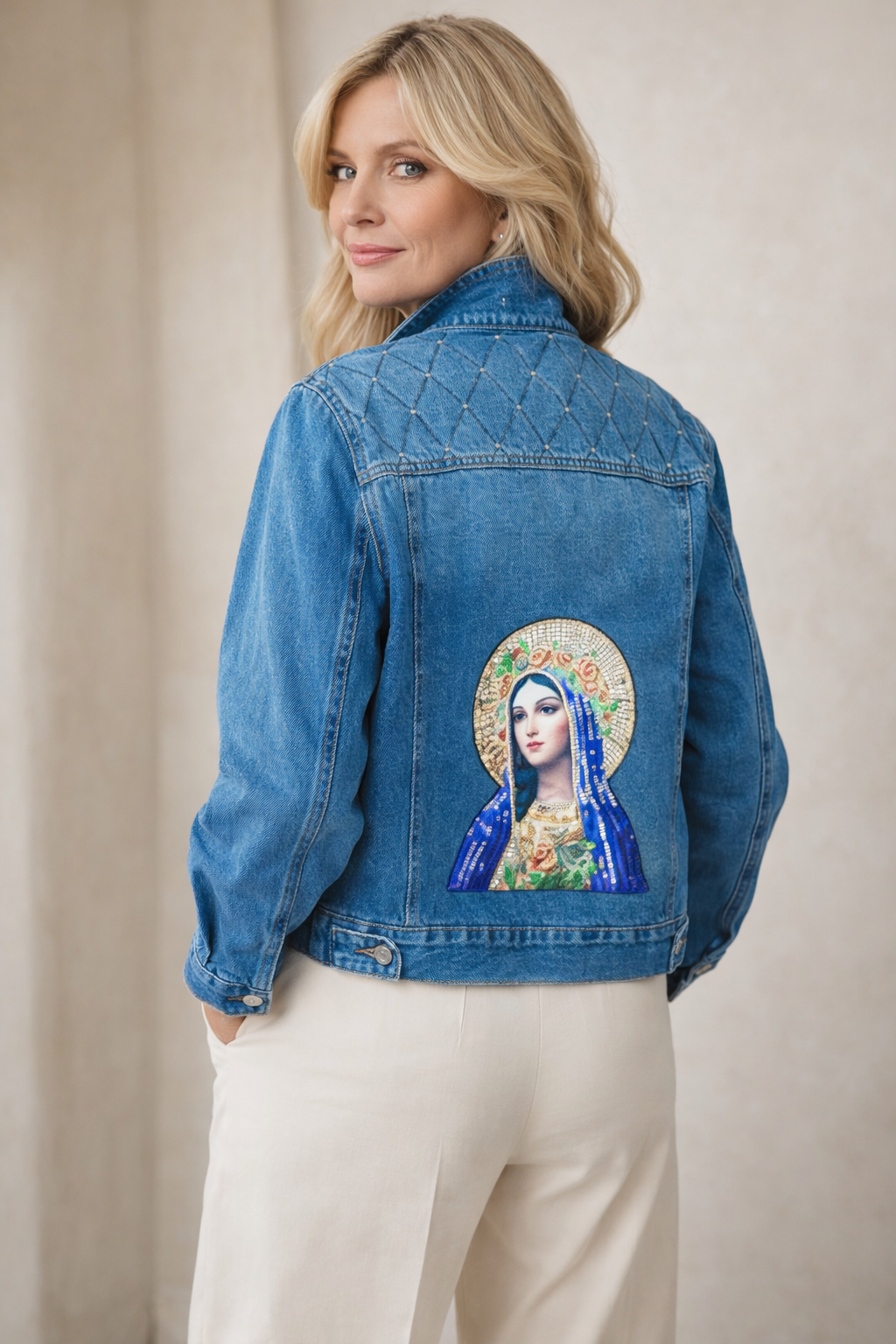 Embellished Icon Denim Jacket