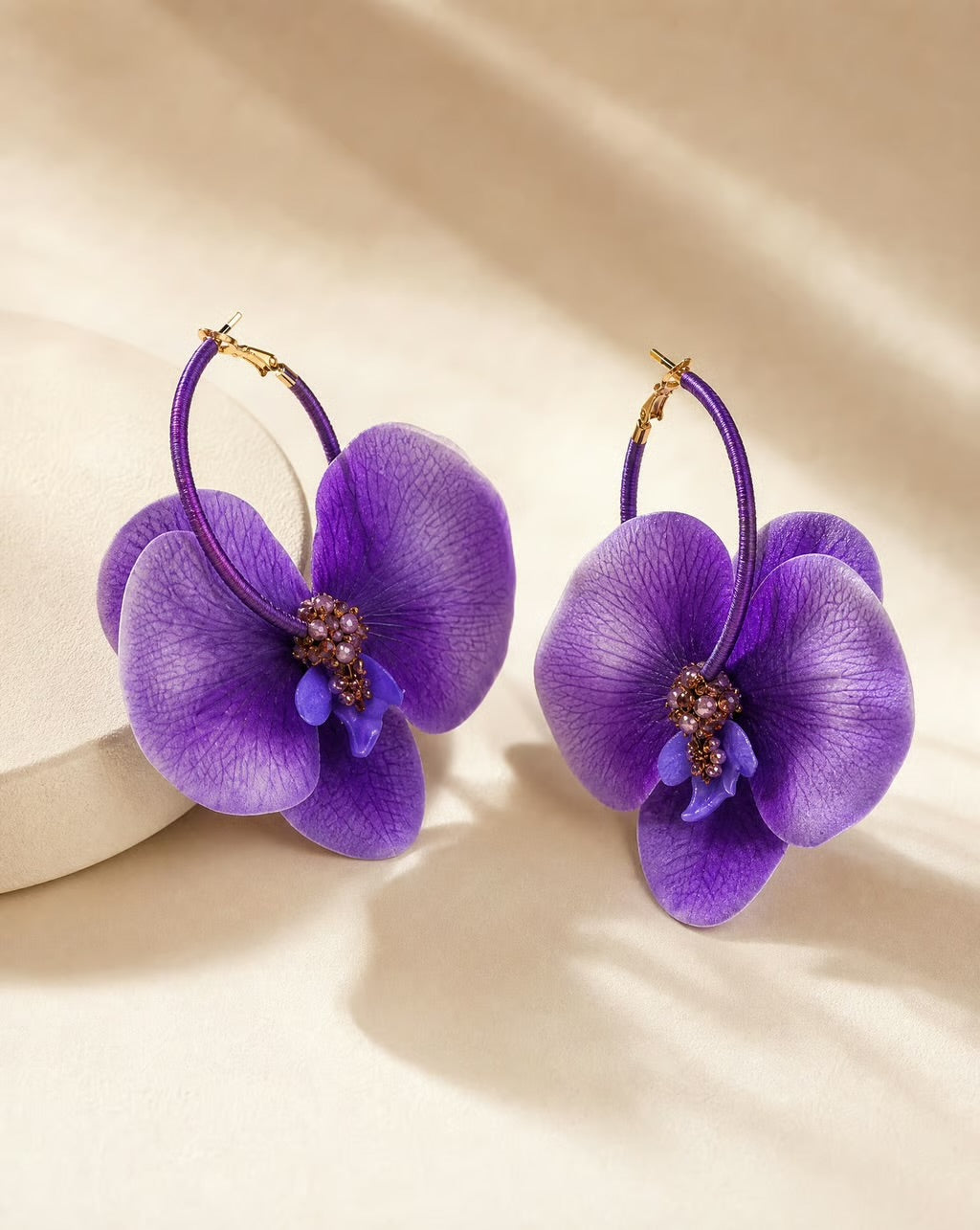 Violet Isla Orchid Earrings