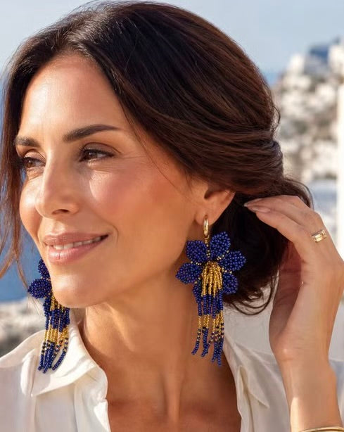 Isola Bloom Seed Bead Earrings