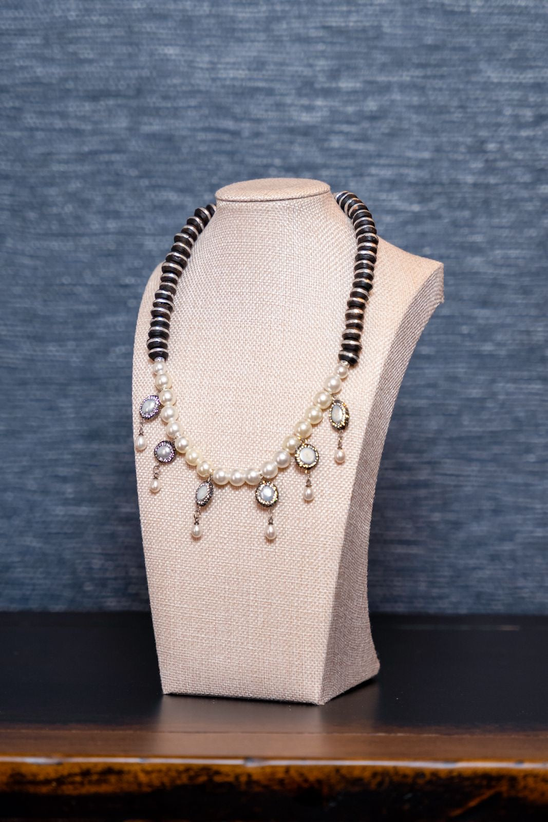 Moonlit  Pearl  Necklace – Elegant, Regal & Unexpected