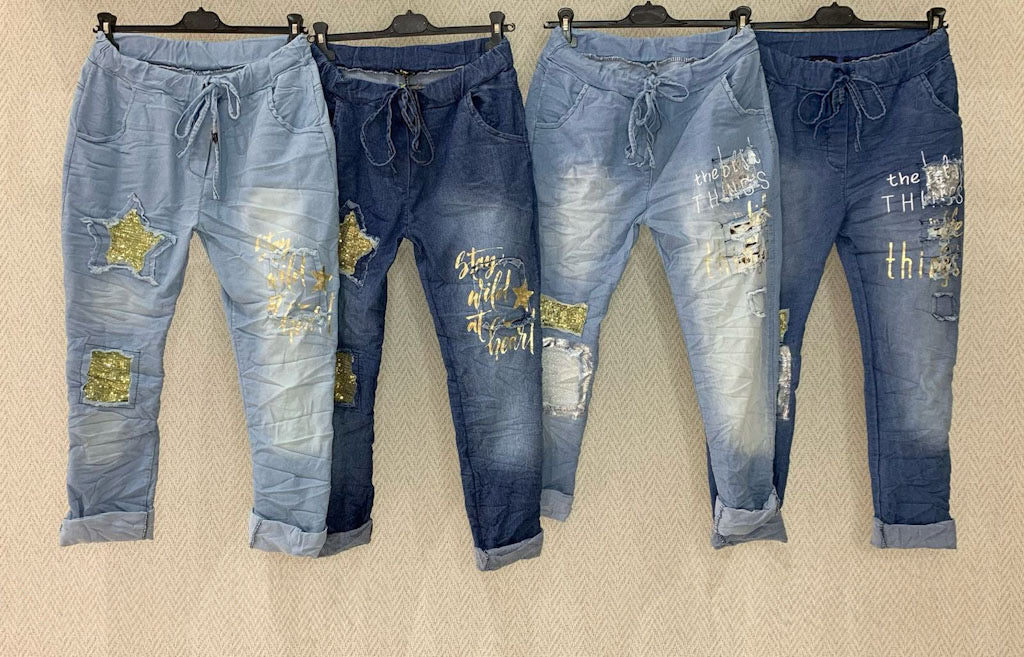 The Luxe Stretch Denim Magic Pant