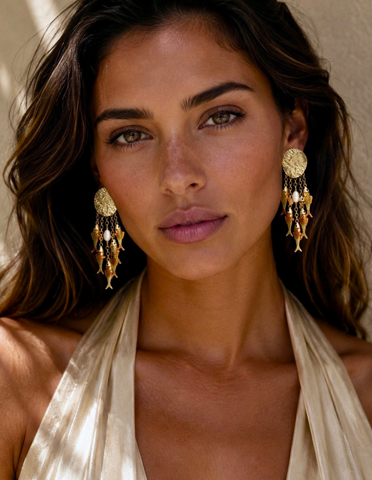 Mediterranean Shoal Pearl Statement Earrings