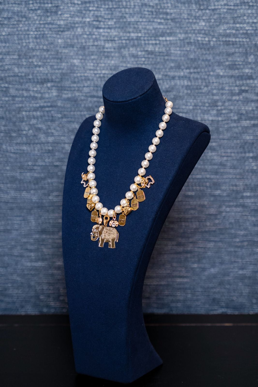 Elephant Safari Charm Necklace – Playful, Unique & Luxe