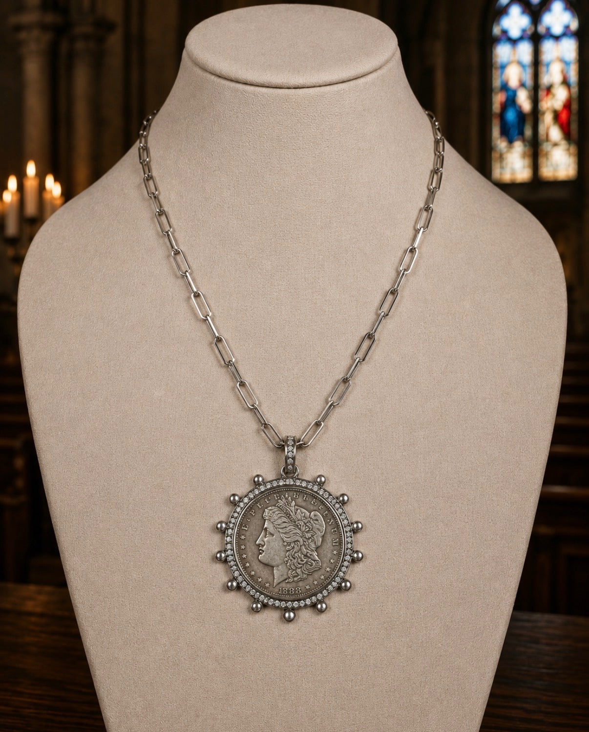 The Aurelia Heirloom Coin Necklace
