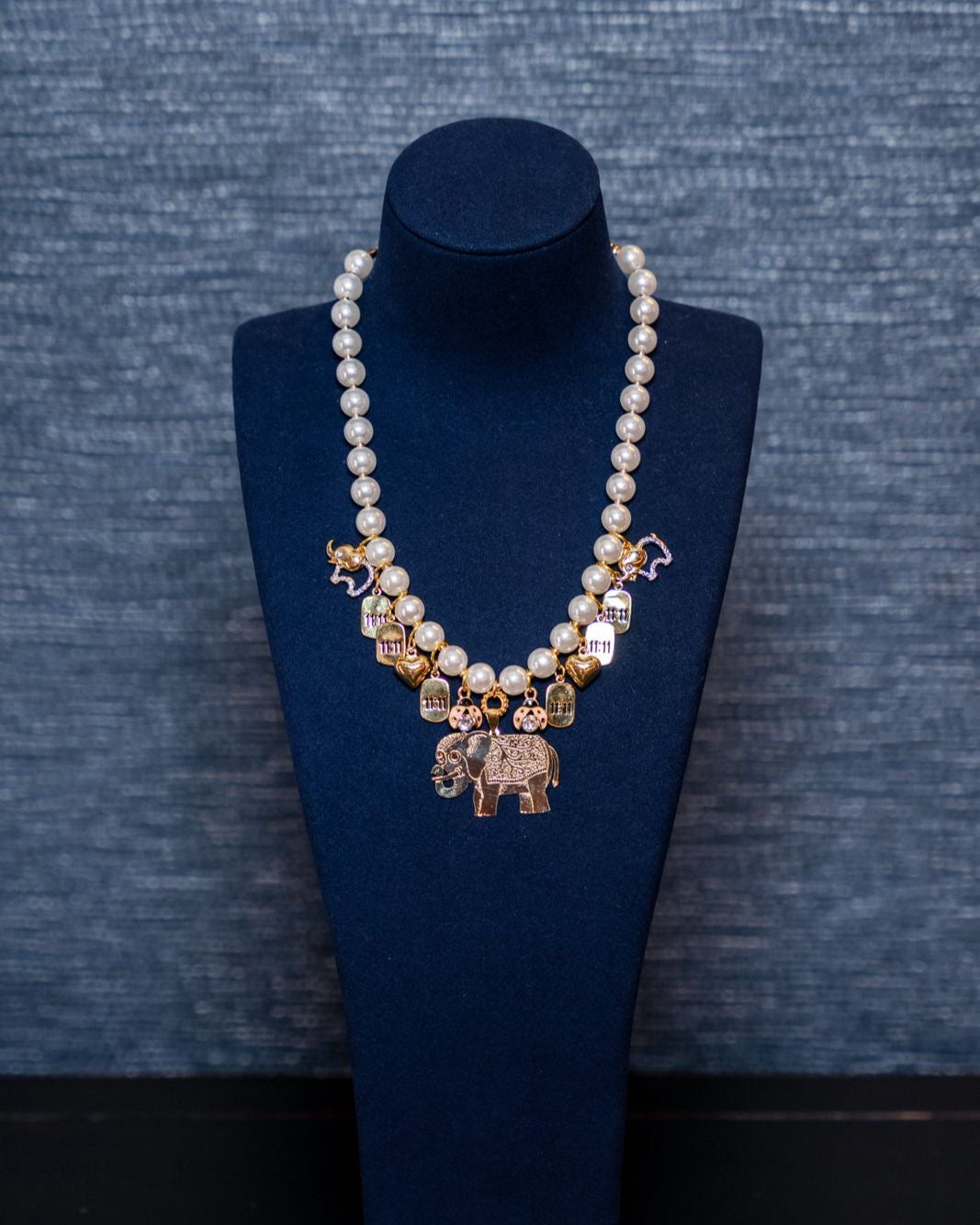 Elephant Safari Charm Necklace – Playful, Unique & Luxe