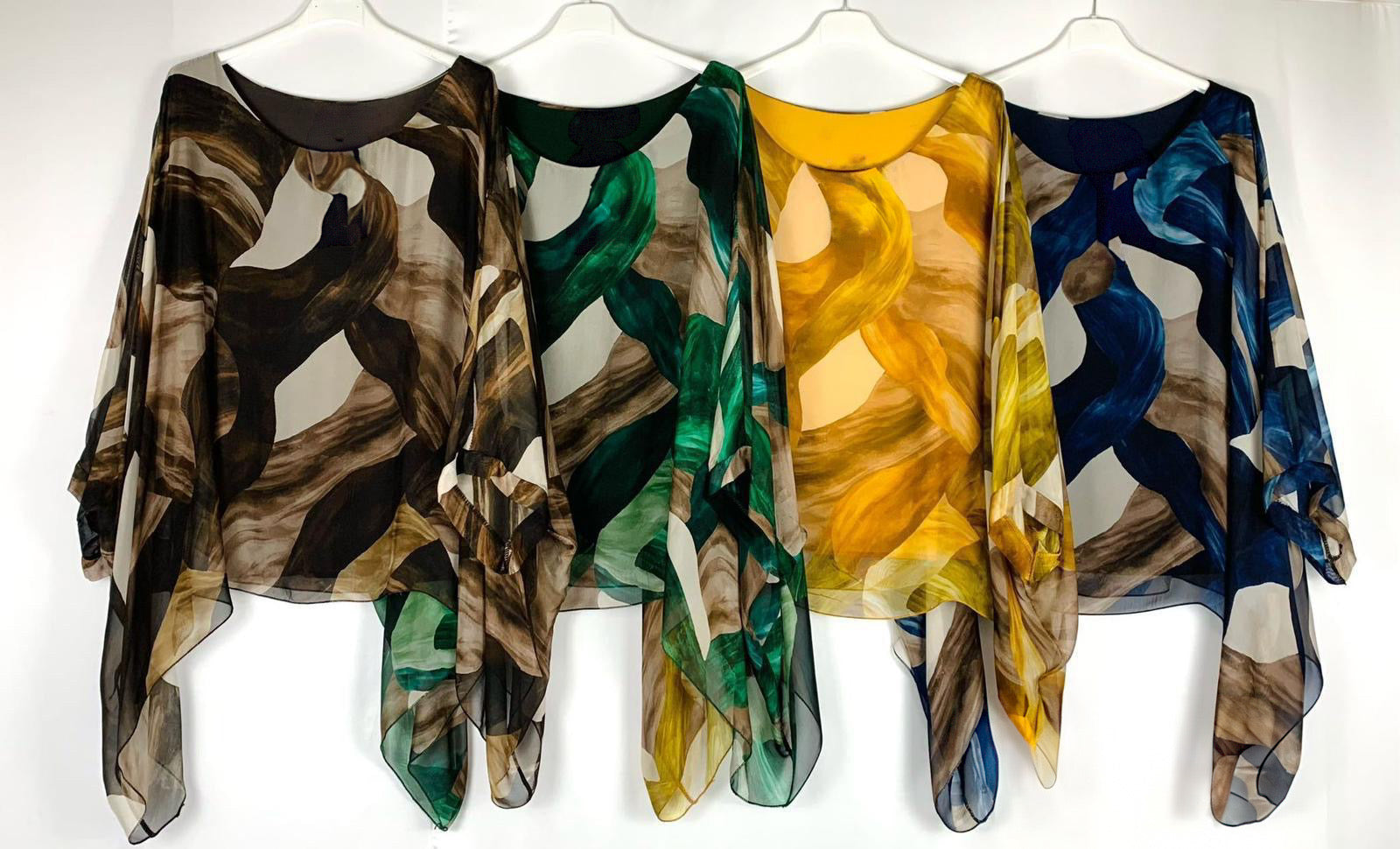 Abstract Brushstroke Top