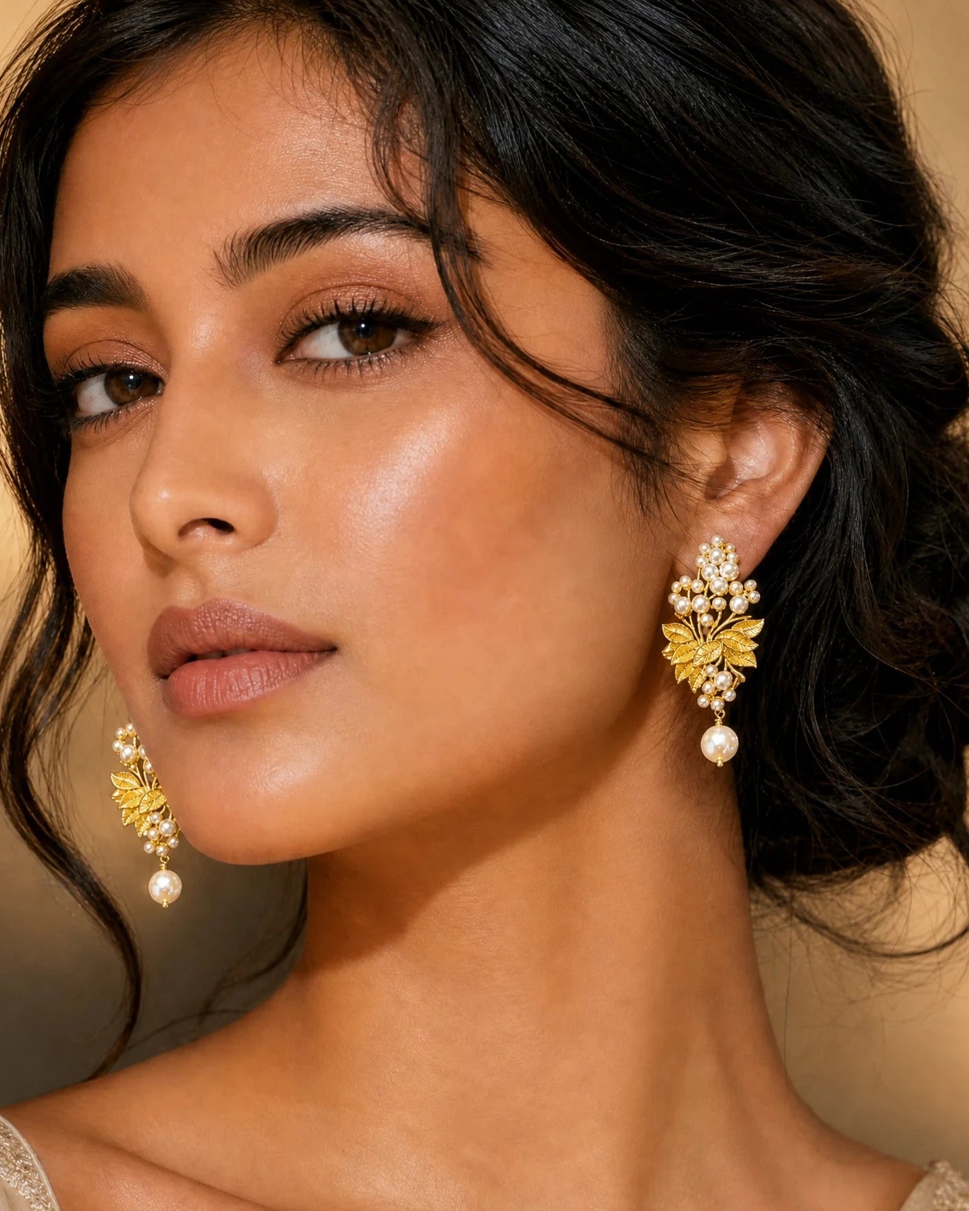 Lumière Pearl Garden Earrings