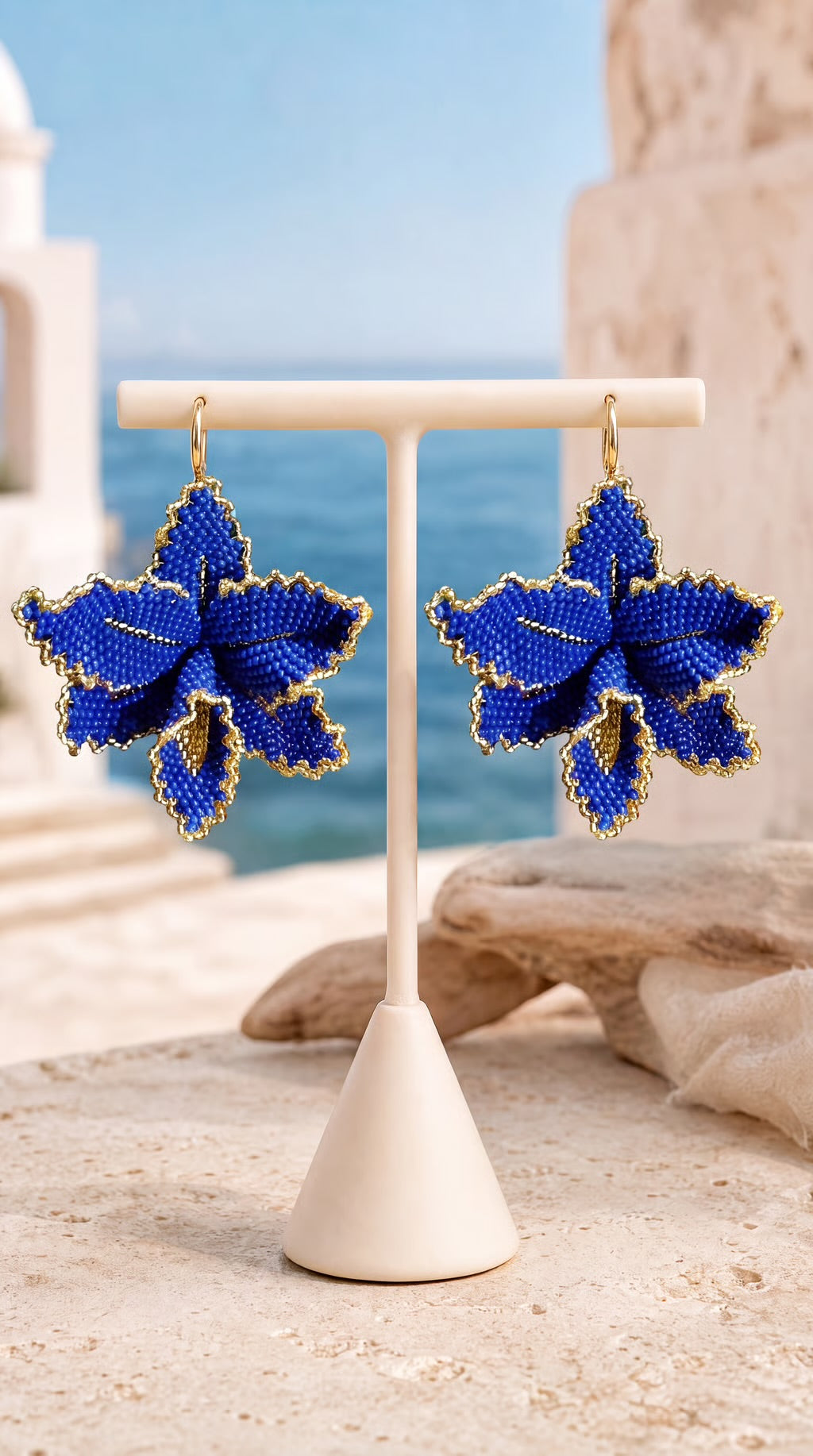 Orchid Garden Artisan Earrings