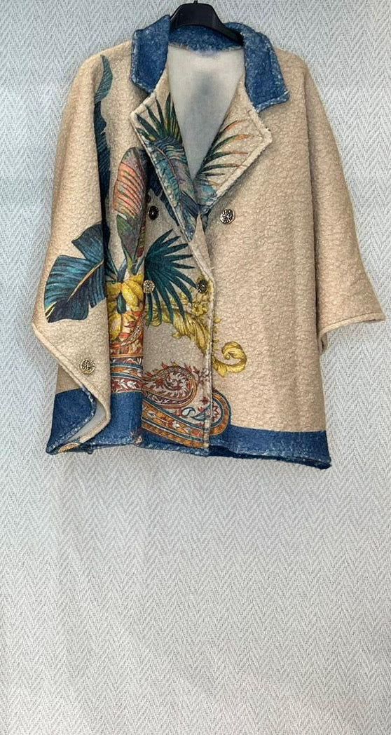 Botanical Artisan Textured Jacket