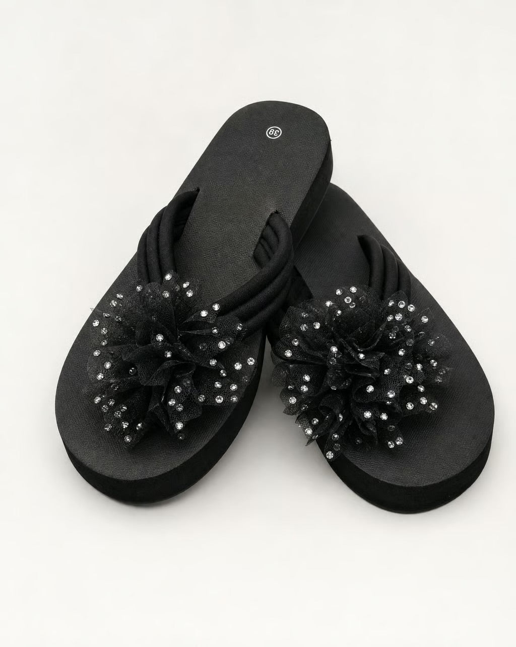 The Midnight Petal Flip Flop
