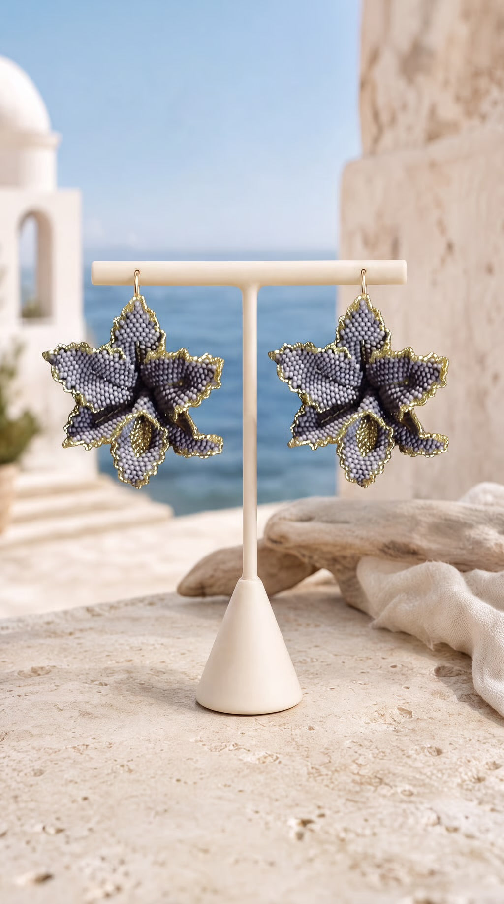 Orchid Garden Artisan Earrings