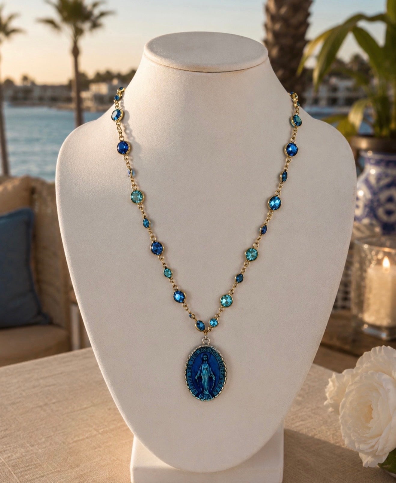 Ephesus Blue Grace Necklace