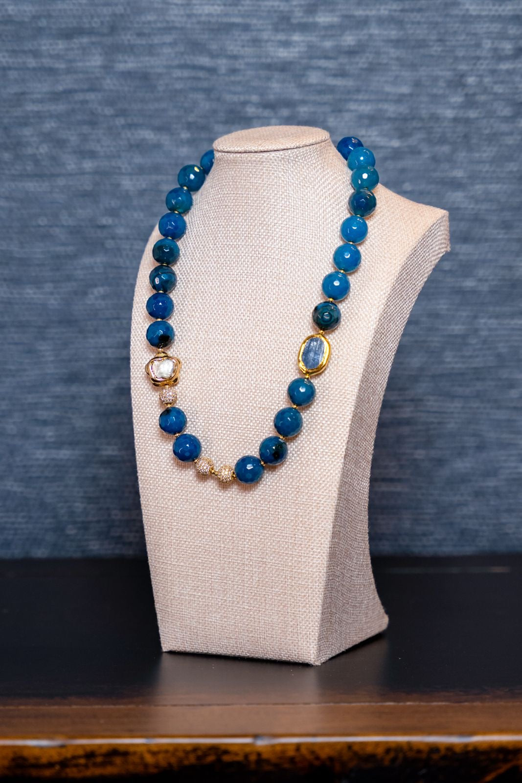 Ocean Agate Necklace – Bold, Elegant & Elevated 