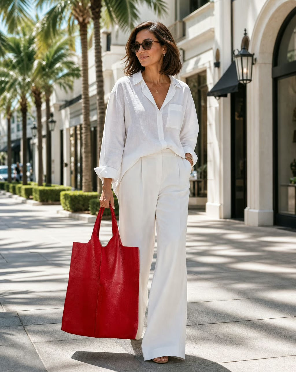 Portofino Italian Leather Tote