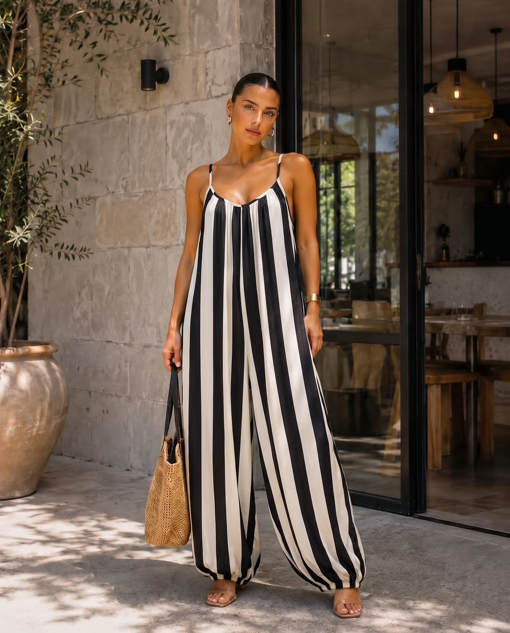 The Portofino Striped Jumpsuit