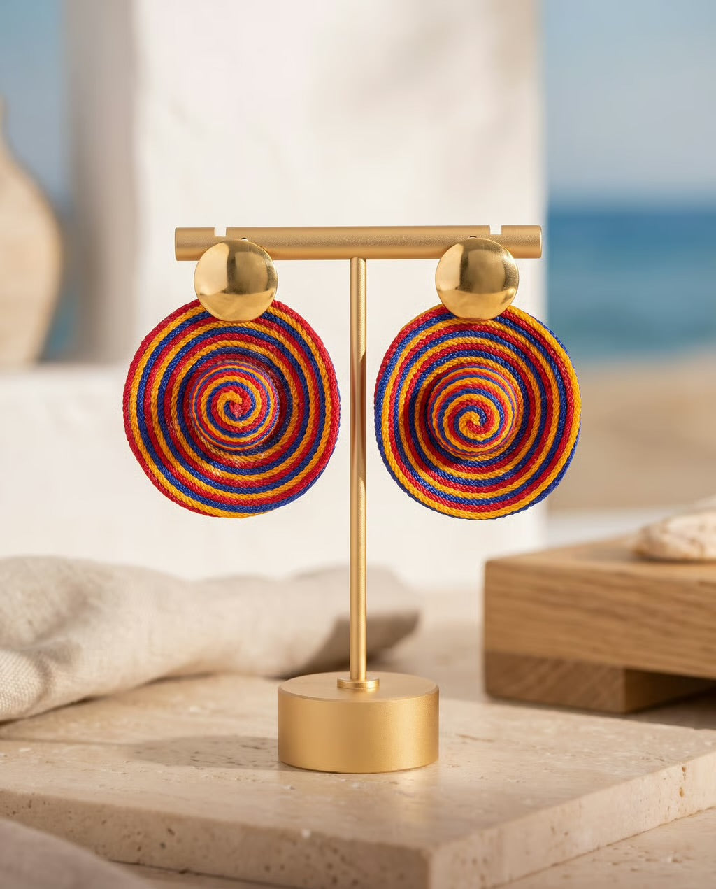 Cartagena Spiral Artisan Earrings