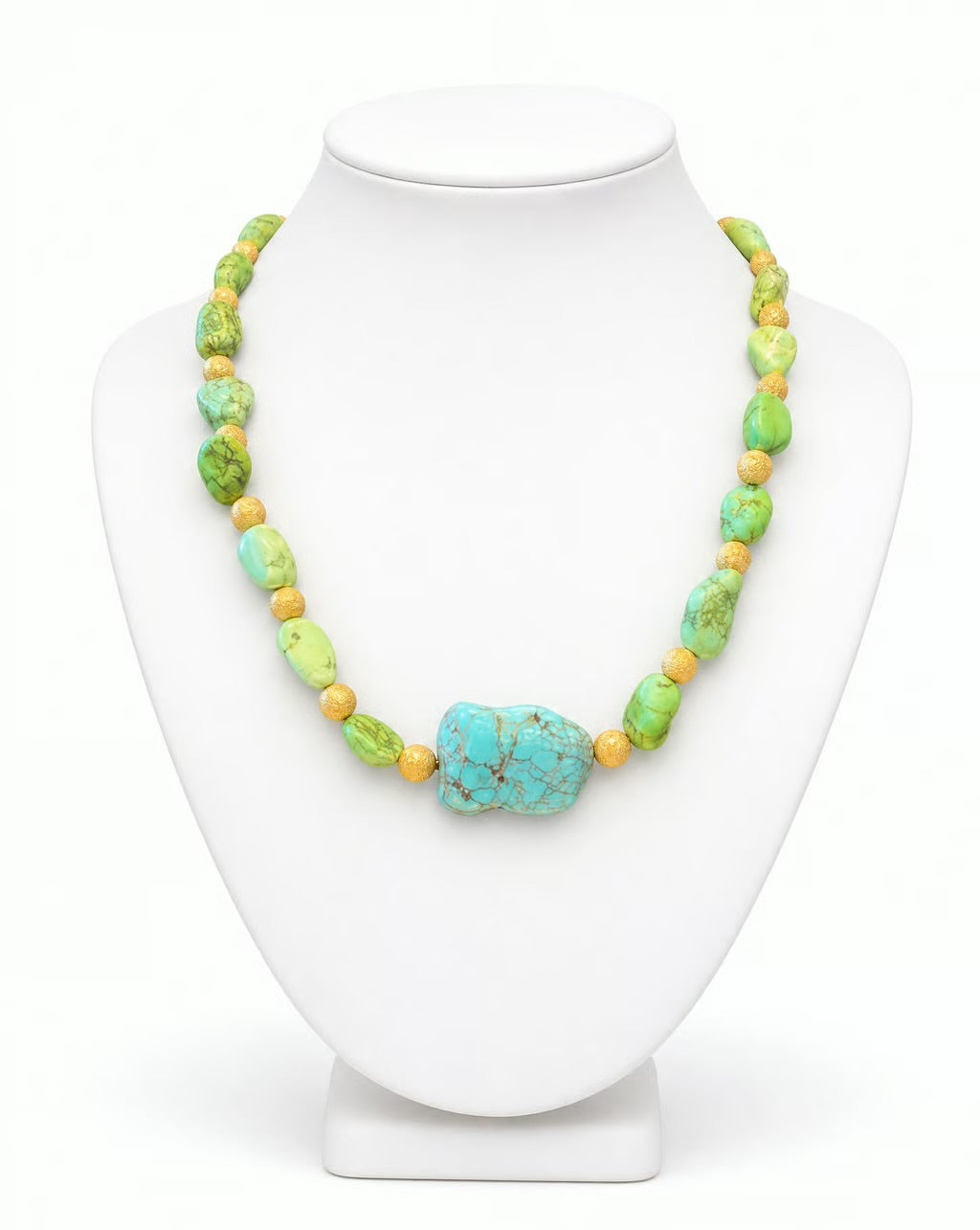 Tulum Turquoise Stone Necklace
