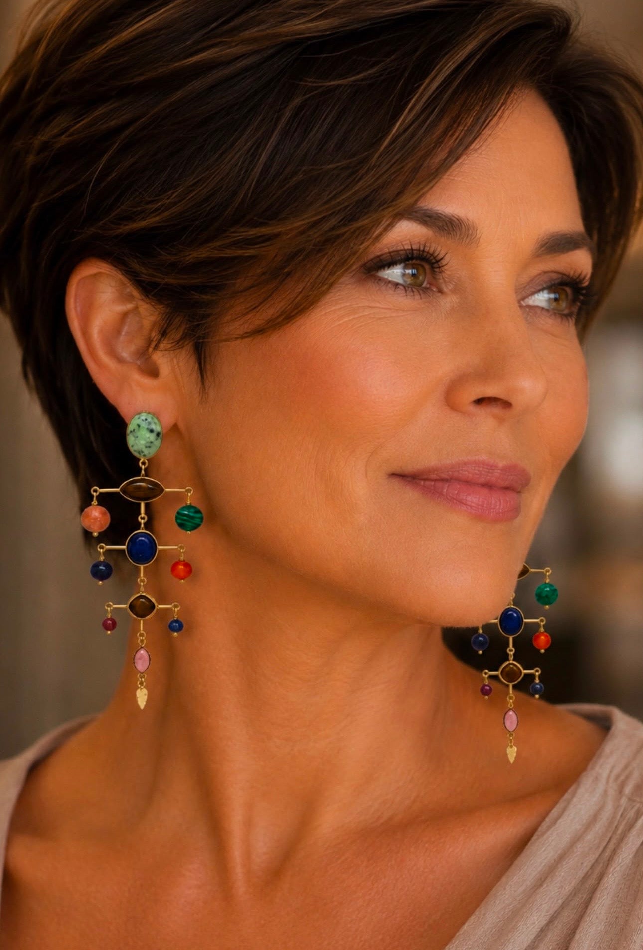 The Cartagena Gemstone Earrings