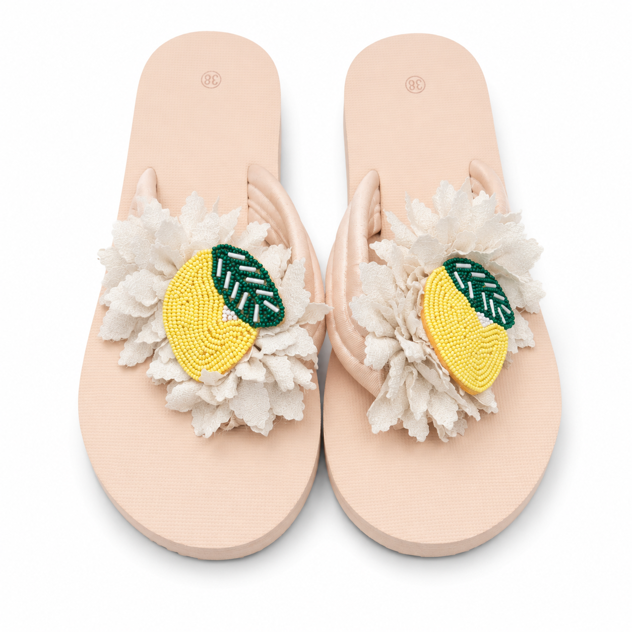 Limoncello Beaded Sandal