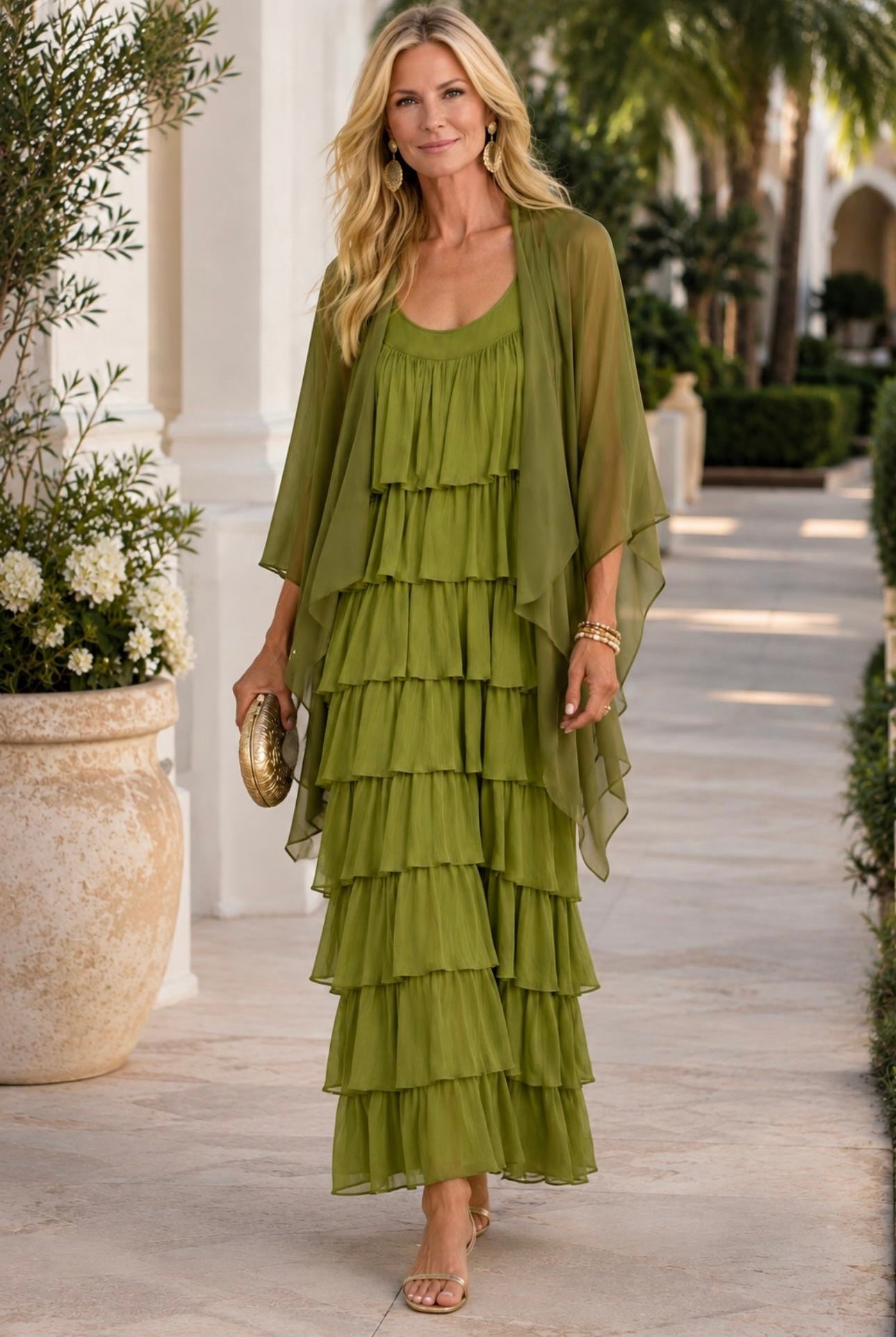 Tiered Maxi Dress