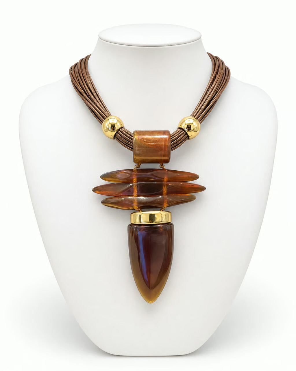 Siena Sculptural Pendant Necklace