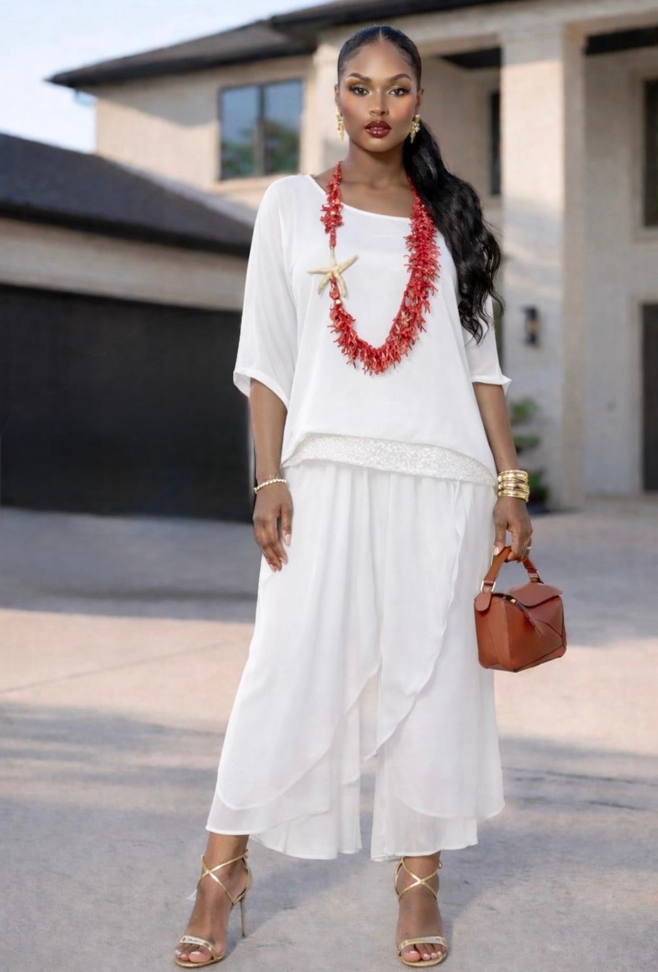 The Ivory Grace Layered Set