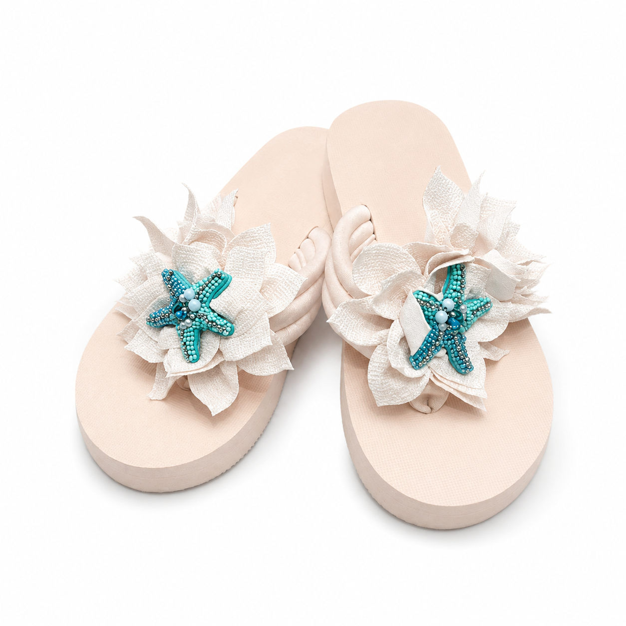 Turquoise Starfish Sandal