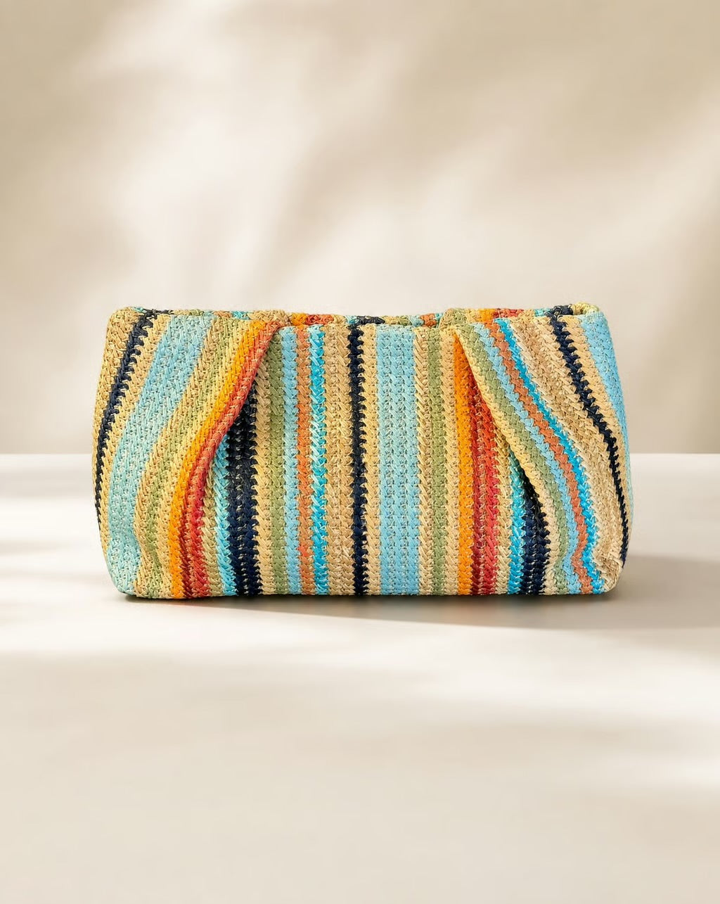 Azure Bloom Clutch