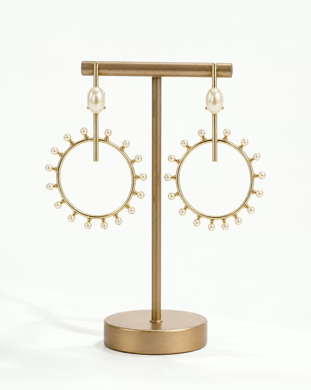 Perla Halo Earrings