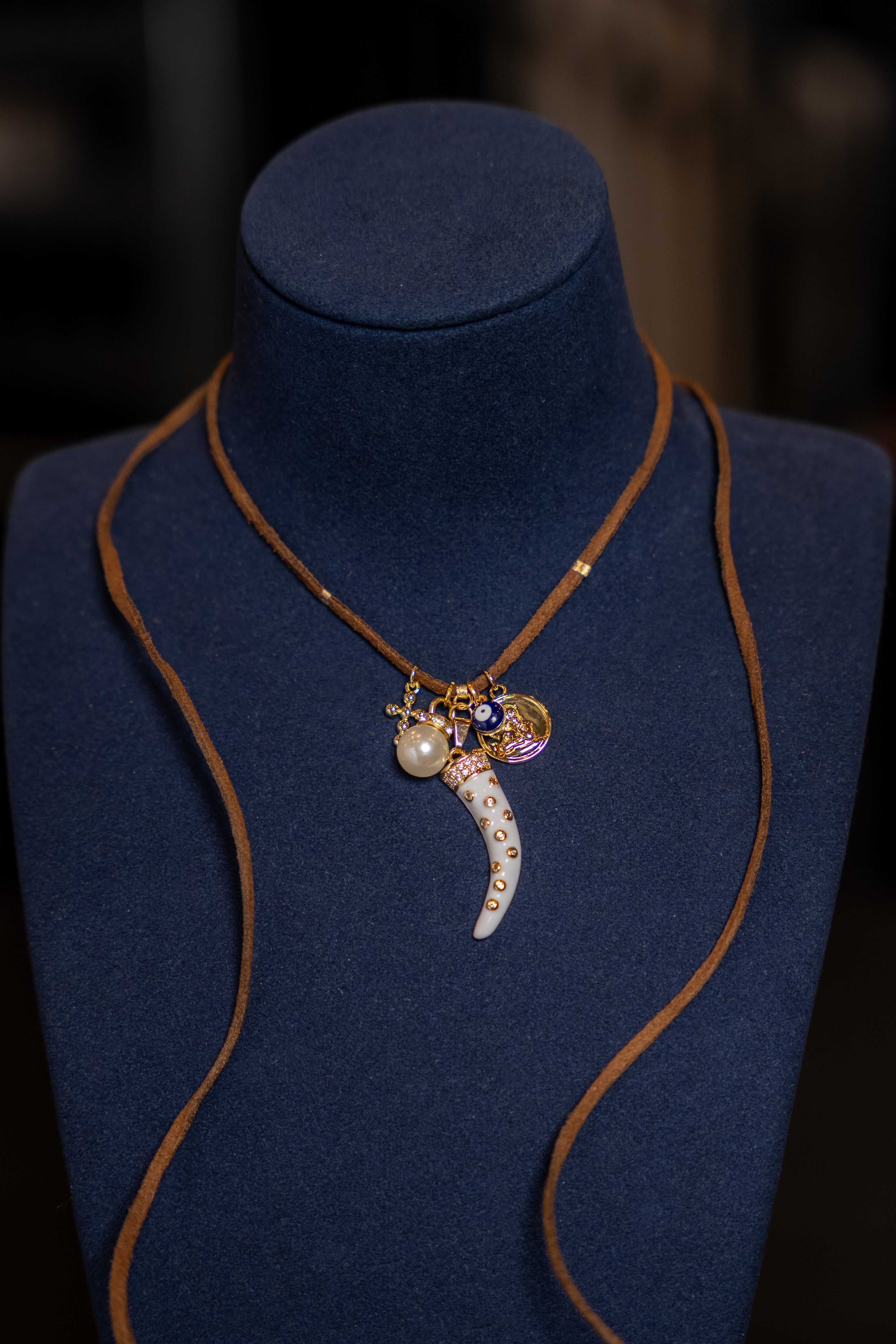 Charm Lariat Necklace