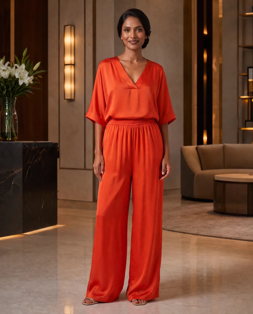 The Sorrento Satin Set